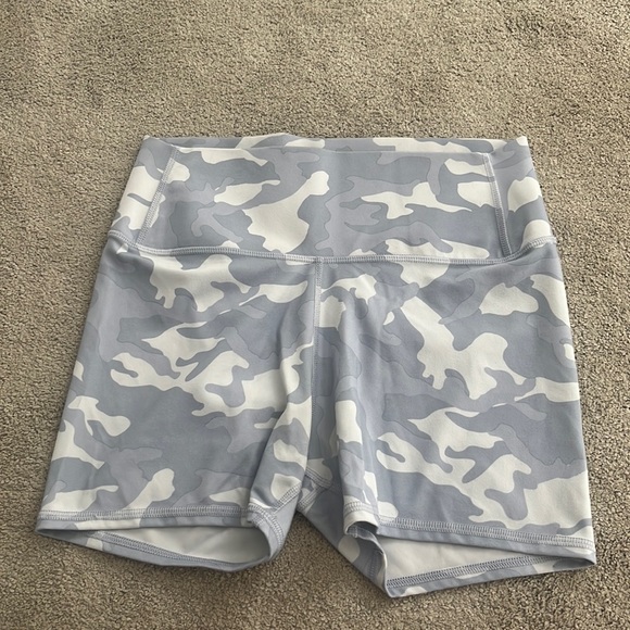 Blue cameo biker shorts - Picture 1 of 2